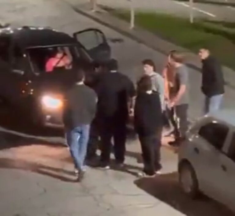 Imagen de la escena del accidente en Mar del Plata
