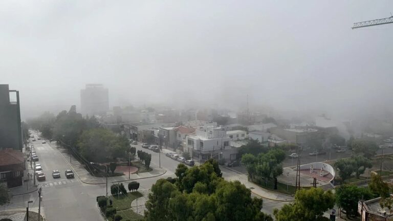 Mapa del pronóstico del tiempo para Comodoro Rivadavia y Rada Tilly