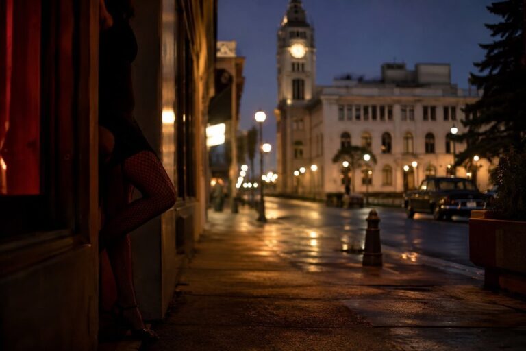 Fotografía histórica de Comodoro Rivadavia con calles y edificios de principios del siglo XX