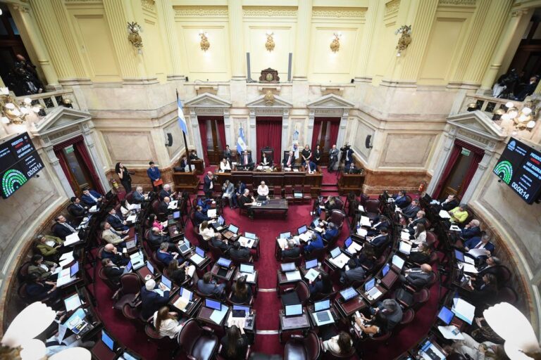 Senado de la Nación durante una sesión